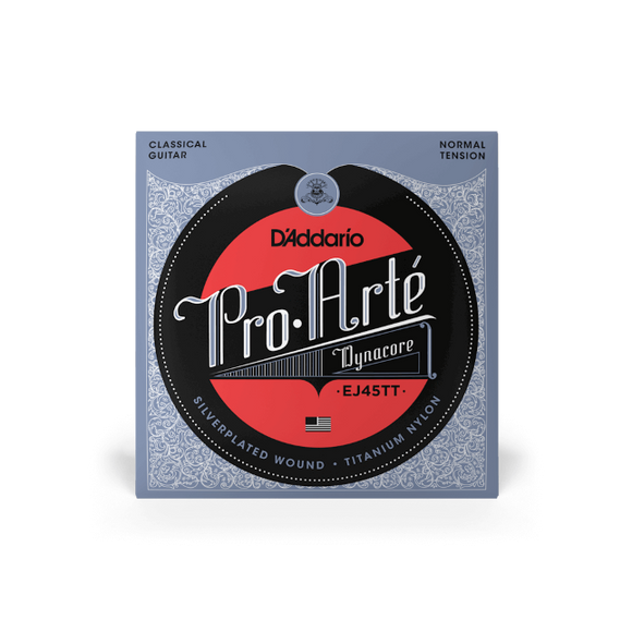 D'Addario – Pro-Arté Normal Tension, Dynacore Classical Guitar Strings, EJ45TT