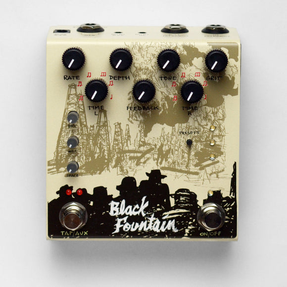 OBNE – Black Fountain Stereo, oil can delay