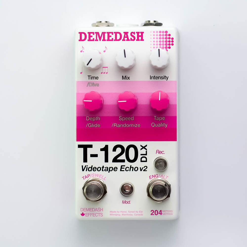 Demedash Effects – T-120 Videotape Echo Deluxe v2 – Pedal Markt