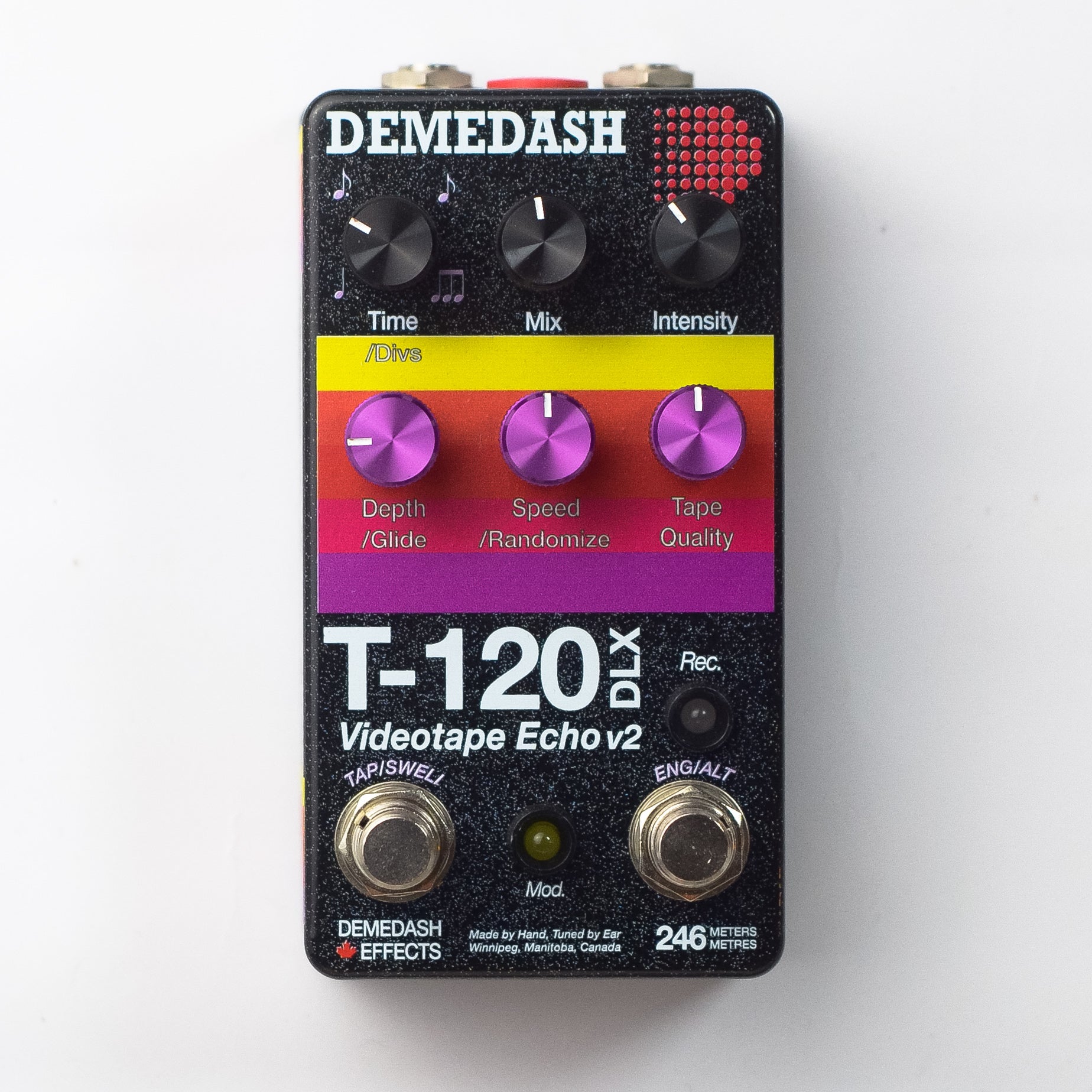 Demedash Effects – T-120 Videotape Echo Deluxe v2 – Pedal Markt