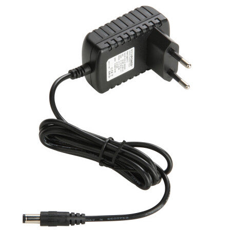 RockPower – NT 22 Power supply Adapter, 9V DC, 500 mA, (-) center, Euro plug